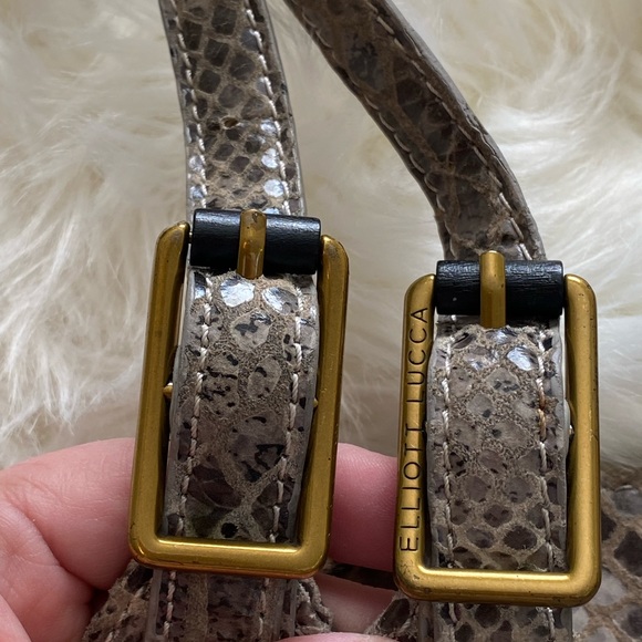 Elliott Lucca Handbag | Hobo Style | Snakeskin/Leather | EUC - Picture 6 of 16